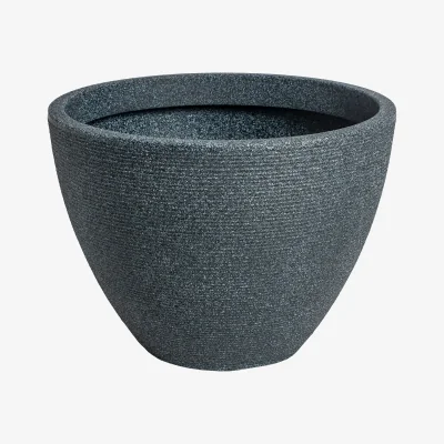 The Range Valencia Stone Effect Planter  - Ash / 30cm
