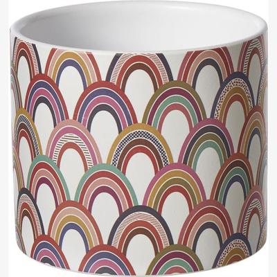 The Range Colourful Rainbow Indoor Plant Pot - Multicolour / 14cm