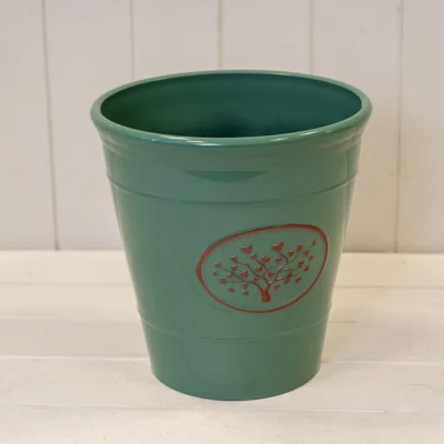 The Range Green Rounded Love Heart Tree Recycled Plastic Planter - Green
