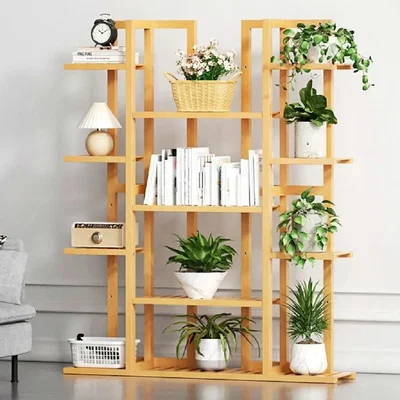 The Range Natural Wood Plant Stand - Natural