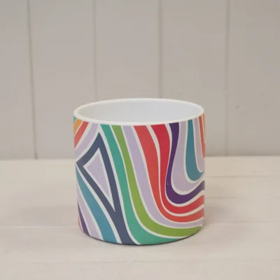 The Range Sturdy Vibrant Multicolor Rainbow Pot Plant pot - Multi