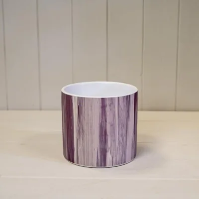 The Range Classic Grey Wood Grain Pot Plant pot - Grey