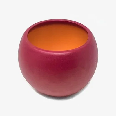 The Range Epoxi Indoor Plant Pots - Maroon / 24cm