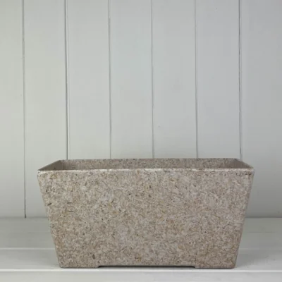 The Range Sand Earthy Oatmeal Chaff Windowsill Planter - Light Sand