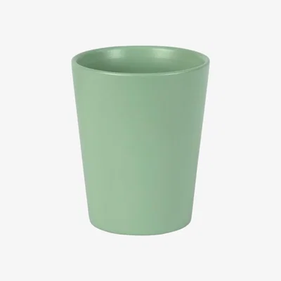 The Range Ceramic Indoor Matt Sage Green Plant Pot - 12cm