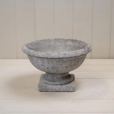 The Range Classic Urn Wash Grey Cement Pot - Grey