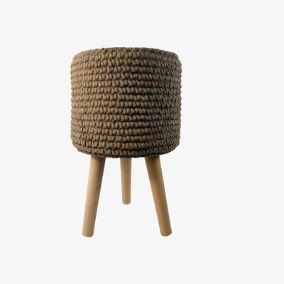 The Range 53cm x 32cm Seagrass Style Composite Large Planter - Brown
