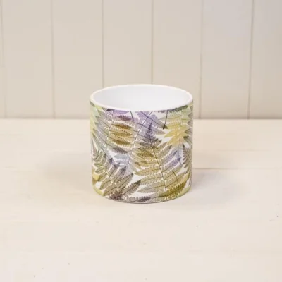 The Range Natural Multicolour Fern Leaf Pot - Multi