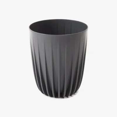 The Range Eco Wood Decorative Plant Pot With Insert - Anthracite