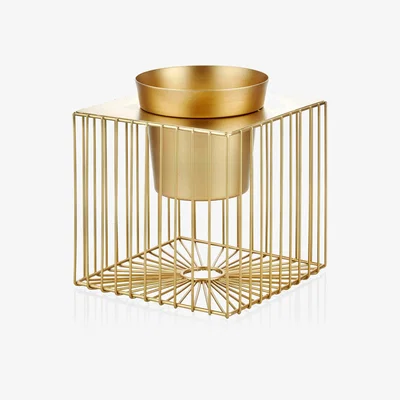 The Range The Mia Gold Succulent Plant Pot - Gold / 16cm