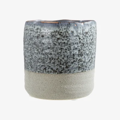 The Range Caldera Grey Speckled Small Planter - Grey