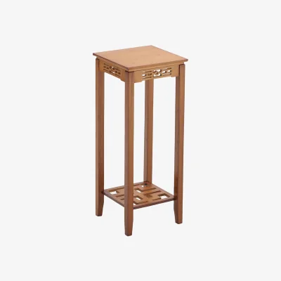 The Range 2 Tier Bamboo Plant Stand - Brown