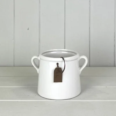 The Range Sturdy Small White For You Pot Plant pot - White