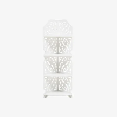 The Range 4 Tier White Corner Plant Stand - White