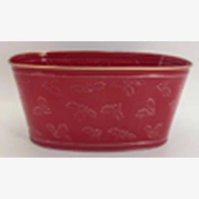 The Range Classic Red Christmas Holly Trough - Red