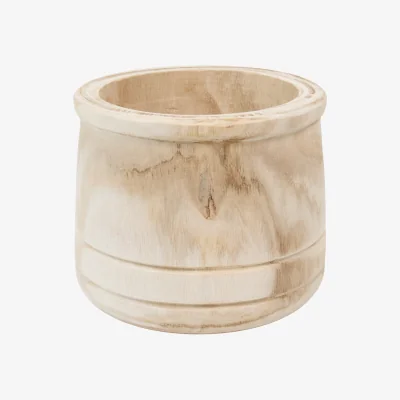 The Range Wooden Pot - Natural