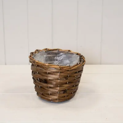 The Range Sturdy Round Brown Pot Plant pot - Brown