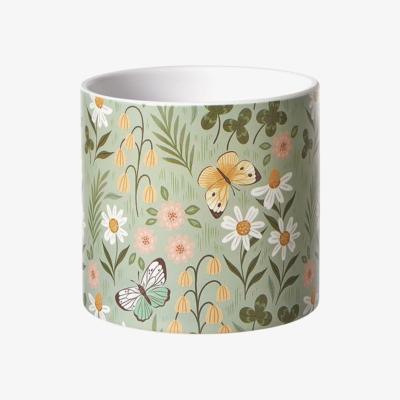 The Range Summer Vibe Print Plant Pot - Multicolour