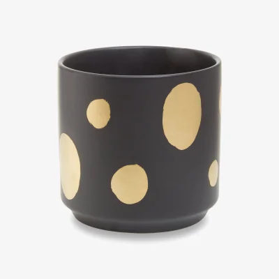 The Range Yuri Ceramic Planter - Black