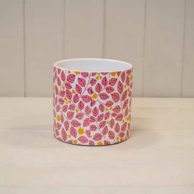 The Range Sturdy Pink Leaf Pot Plant pot - Pink