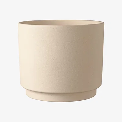 The Range Oslo Stone Sahara Cover Pot - Beige / 19cm