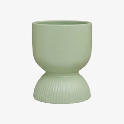 The Range Fia Sage Green Planter - Green