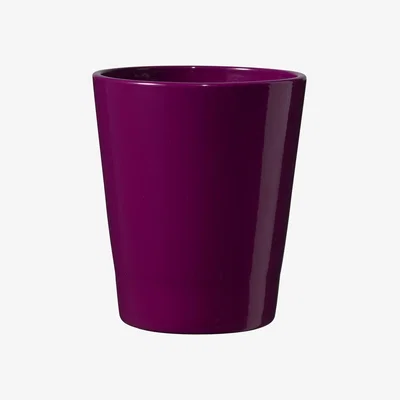 The Range Shiny Blackberry Ceramic Pot - H15 cm