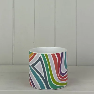 The Range Sturdy Multicolor Rainbow Pot Plant pot - Multi