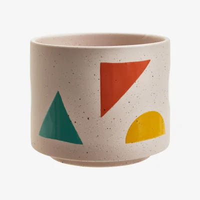 The Range Jada Large Abstract Planter - Multicolour