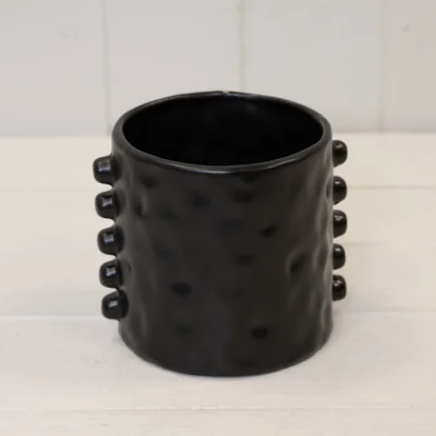 The Range Dimpled Timeless Black Pot with Bobbins - Black