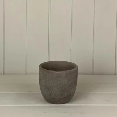 The Range Sturdy Grey Stone Pot Plant pot - Grey