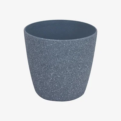 The Range Textured Finish Plastic Pot - Grey