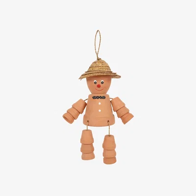 The Range Hanging Decorative Terracotta Pot Man - Terracotta