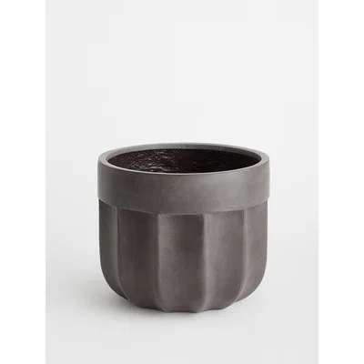 Soho Home Moreton Planter Large Low Black
