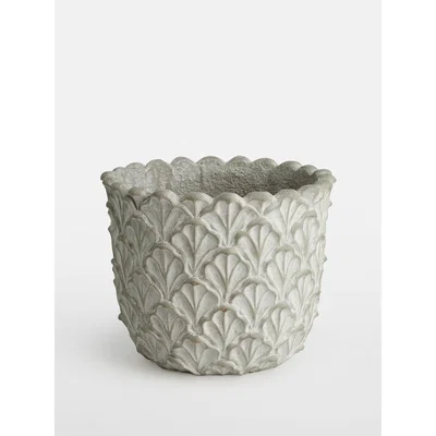 Soho Home Corinthian Planter Grey, 27 x 23cm