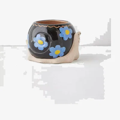Urban Outfitters Snail Plant Pot - Purple ALL at Urban Outfitters