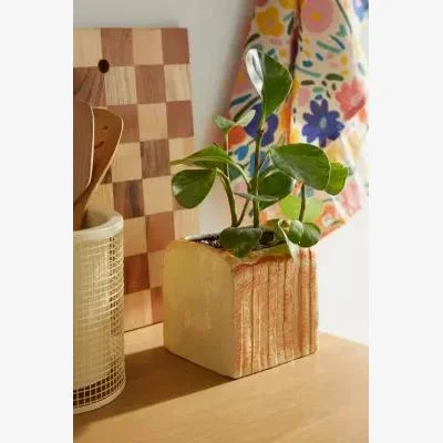 Urban Outfitters Loaf Shaped Plant Pot - Brown ALL at Urban Outfitters