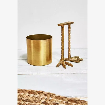 Urban Outfitters Birdie Plant Pot - Gold ALL at Urban Outfitters