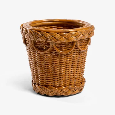 Wolf & Badger Neutrals Pinet Plant Pot One Size Sharland England