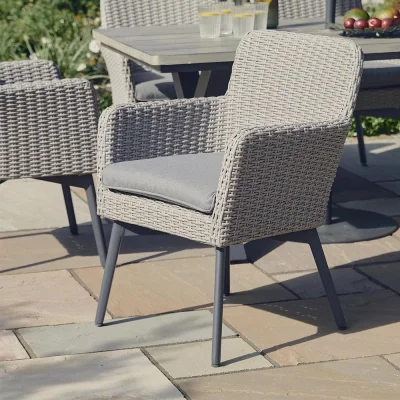 Atkin & Thyme Freya 6 Seat Dining Set with Parasol