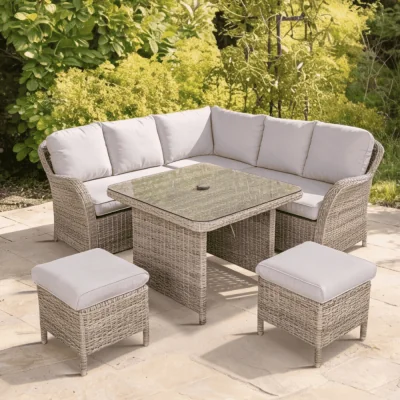 Atkin & Thyme Matilda Compact Corner Lounge Dining Set