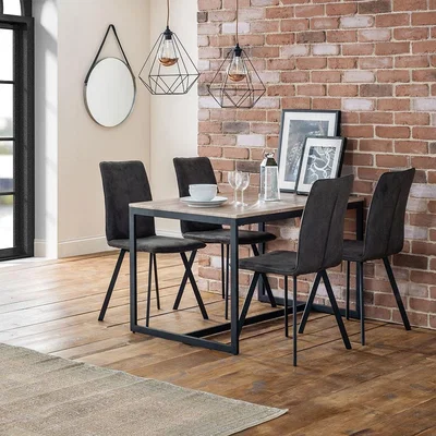 Cuckooland Julian Bowen Tribeca Dining Set with 4 Monroe Chairs
