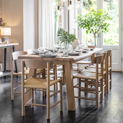 Cuckooland Garden Trading Oakridge Dining Set with Longworth Chairs
