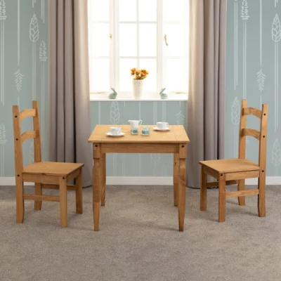 Dunelm Rio Dining Table with 2 Dining Chairs