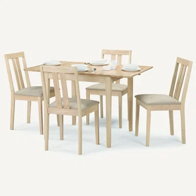 Dunelm Rufford Dining Table and 4 Chairs Natural