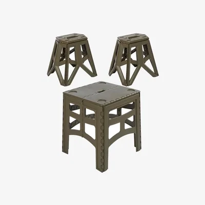 Dunelm Timo Medium Foldable Dining Table with 2 Chairs