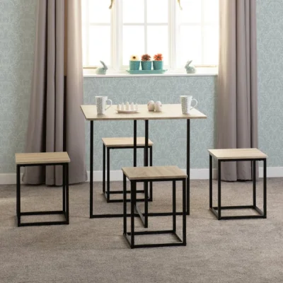 Dunelm Kent Stowaway Dining Set with 4 Stools