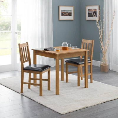 Dunelm Coxmoor Dining Set Oak (Brown)