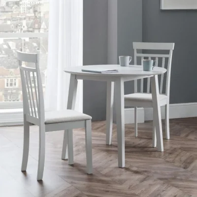 Dunelm Coast Dropleaf Dining Table with 2 Coast Dining Chairs