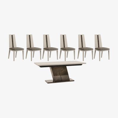 Furniture Village ALF - Andorra Dining Table and 6 Chairs